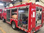 500 Gallons Fire Department Trucks 2 Tons Small Fire Tanker Good Performance