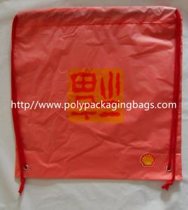 Quality Recyclable Plastic Backpack Sports Drawstring Bags For Hiking / Travel wholesale