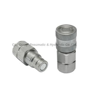 Quality Carbon Steel Flat Face Hydraulic Quick Couplers For Agriculture Industry wholesale