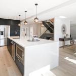 Italian Kitchen Furniture Design Solid Wooden Kitchen Cabinets with Melamine
