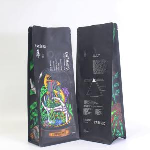 Quality Mopp Pet Pe Material Coffee Stand Up Pouch With Easy Tear Zipper wholesale