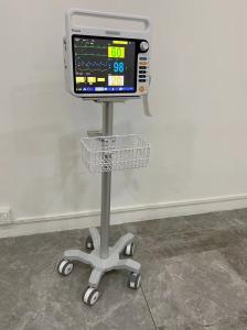 Quality Neonate 3 Inch Silent Wheels Medical Monitor Trolley Aviation Aluminum Matieral wholesale