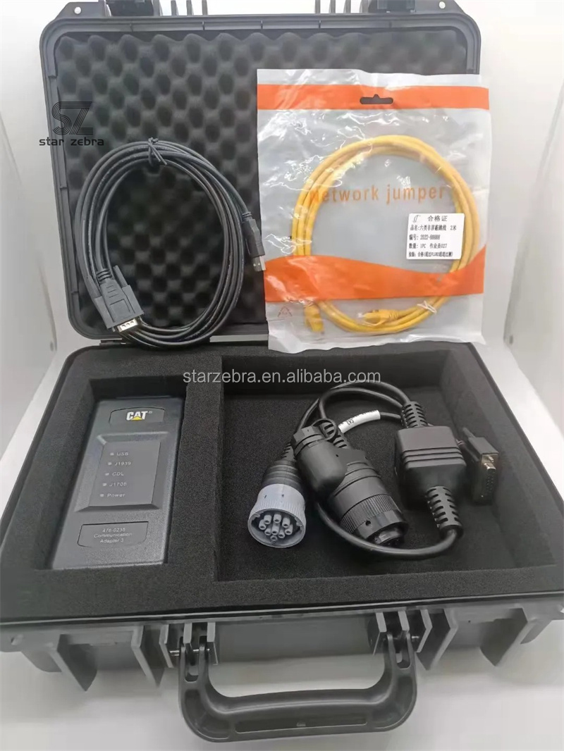 Construction Machinery Parts ET4 Adapter Excavator Truck Diagnostic Tool For Caterpillar CAT ET4 Communication Adapter