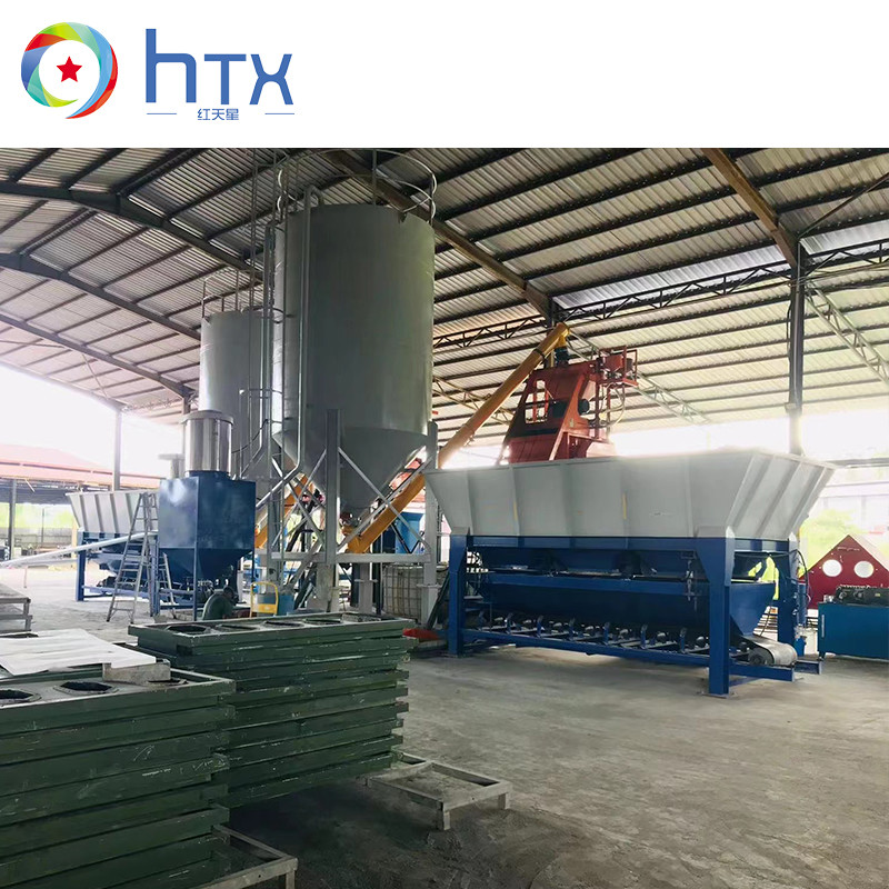Construction Artificial Stone Production Line Precast Concrete Flagstone Machinery