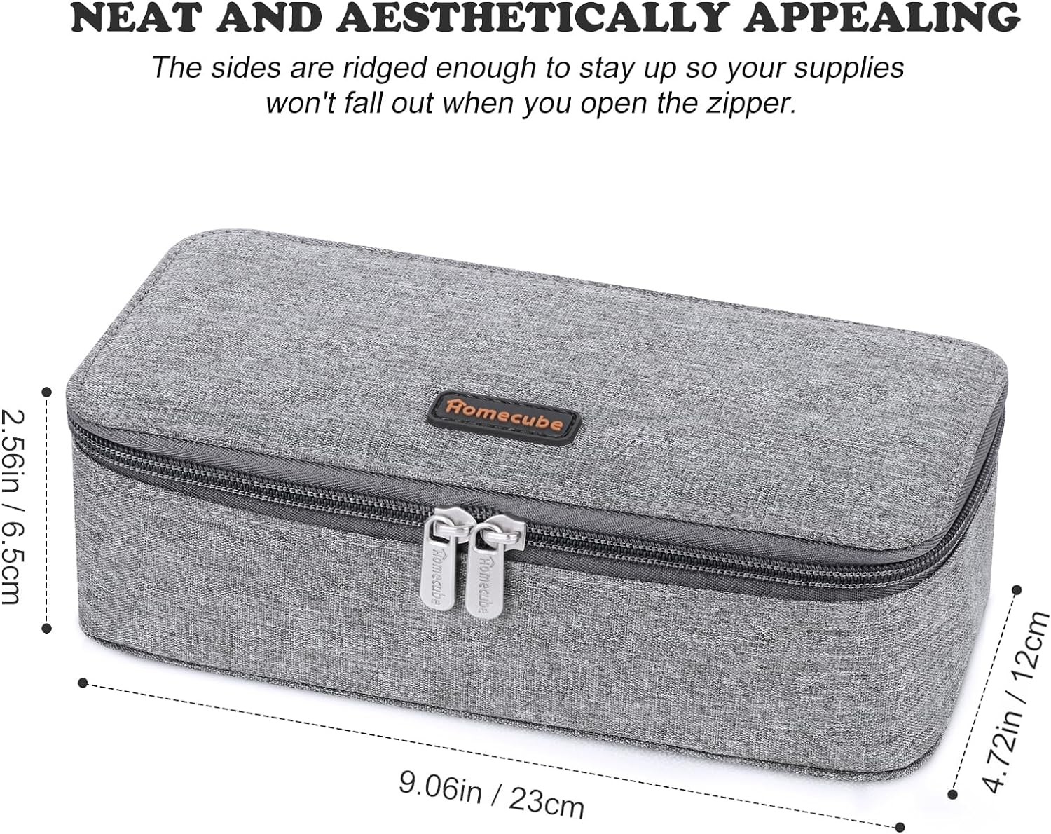 Homecube Pencil Case Capacious Pen Pencil Holder Box Makeup Pens Pouch Oxford Cloth Bag Large Storage Stationery