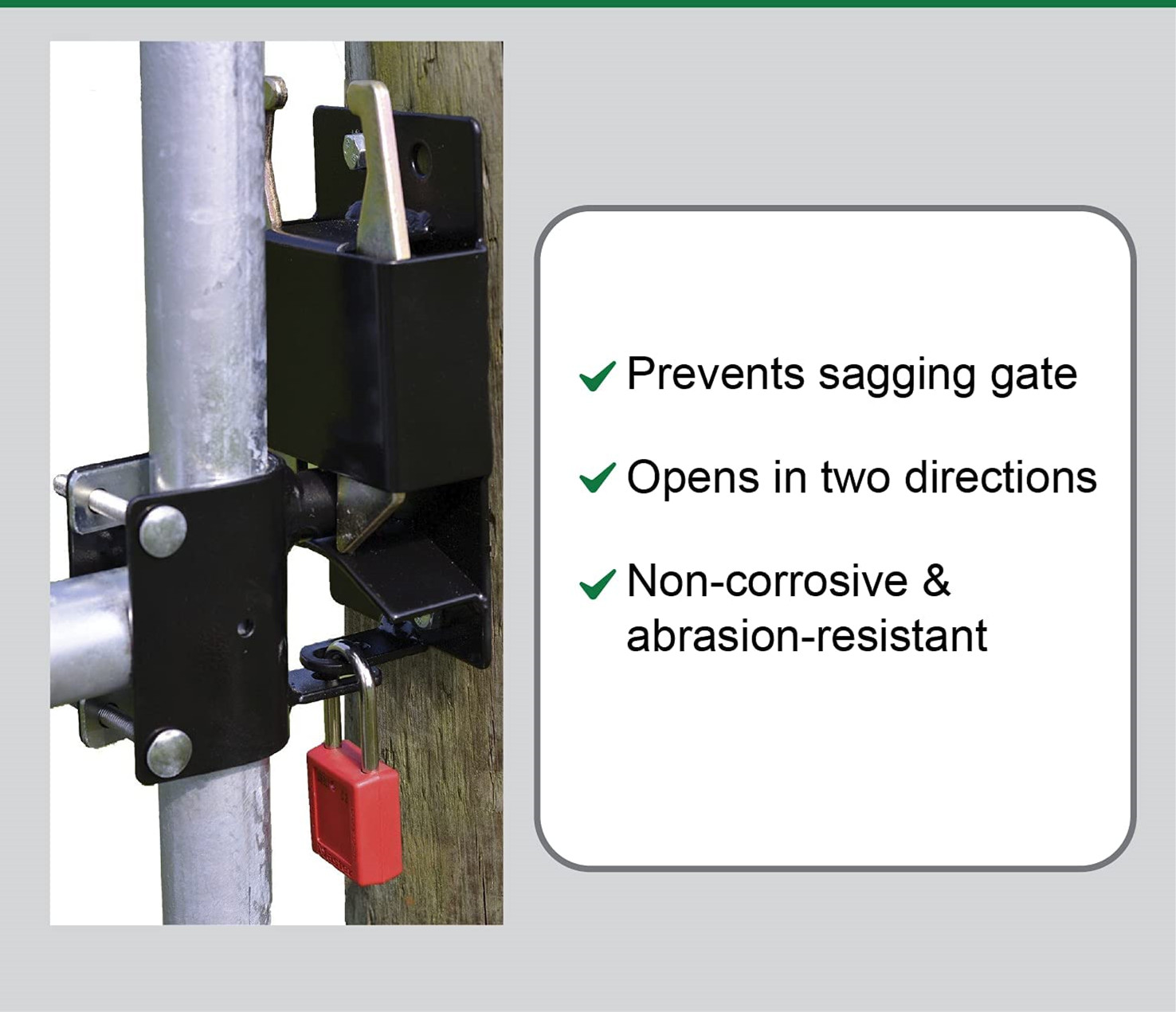 Metal Lockable Gate Latch The Must-Have for Preventing Gate End Sagging and Swinging