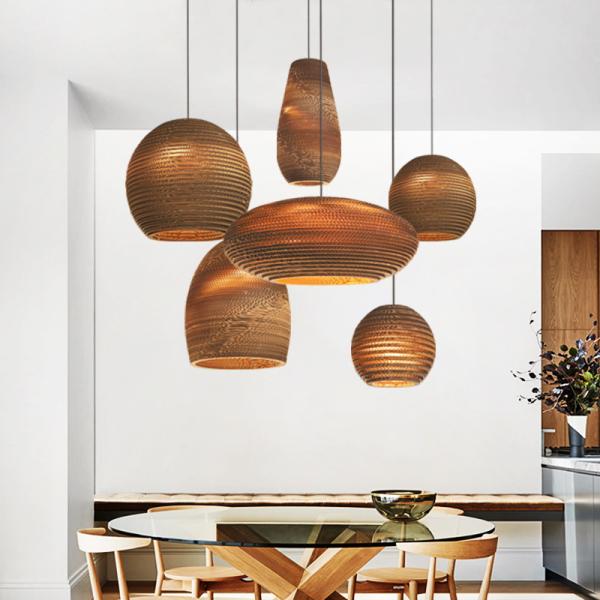 CountrySide ribbon cotton pendant light For Kitchen Bedroom Coffee Shop Lighting