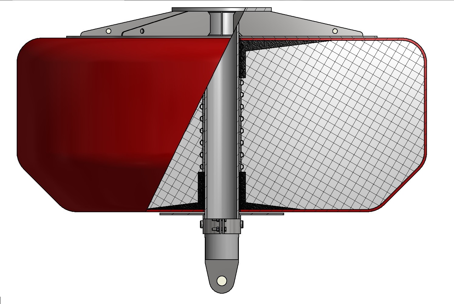 Strong Weather Fastness Marine Mooring Buoy Higher Loading Capacity For Floating Platform