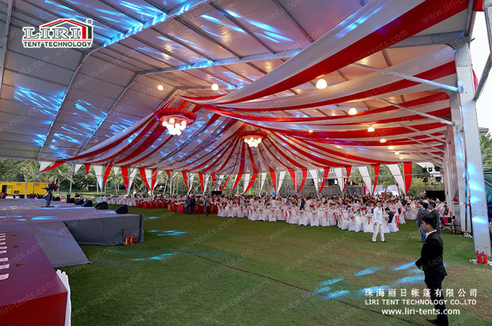 5000 People Aluminum Large Outdoor Tents for Sale , 50x100m Large Event Tent for Parties
