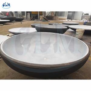 Quality ASME 150mm Carbon Steel Dished Heads Elliptical Tank Stainless Steel 316L wholesale