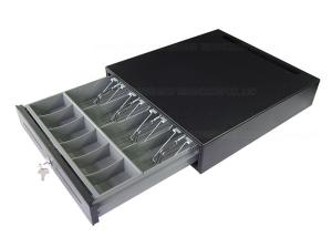 Quality Black Metal Cash Drawer Manual Cash Drawer Under Counter 5.9 KG 420A wholesale