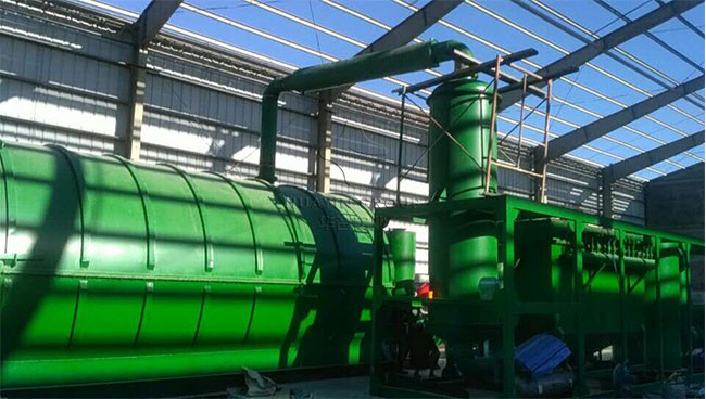 10 Ton CE Waste Plastic to Fuel Machine tyre pyrolysis equipment