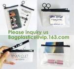 clear PVC Carry-all Set Bag makup artist make up tool organizer bag with front