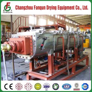 Quality Steam Vacuum Screw Industrial Paddle Dryer 50m2 Heat Conducting wholesale