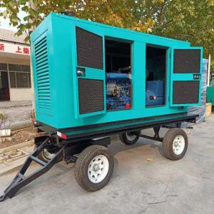 Quality ISO 1500rpm Trailer Type Portable Industrial Generator , Multipurpose Diesel Generator Trailer wholesale