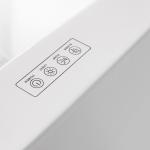 LED Light Acrylic Massage Bathtub Sanitary Grade M1781-D 1700×800×600mm