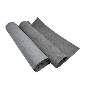 Quality 30mm 100% Pure Natural Industrial Black Grey Thick Pressed Needle Wool Felt wholesale