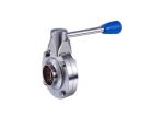 SMS SS304 / SS316L Manual Butterfly Valve