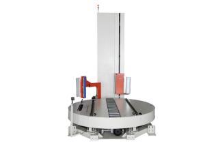 Quality 18-25 Pallets/H Pallet Stretch Wrapping Machine 2500kg Loading Weight wholesale