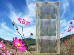 S001 Artistic Tempered Safety Glass 2-12 Mm Thickness Brass Nickel Patina