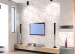 Modern Flower Pattern Non Woven Wallpaper For Entertainment / Household , SGS