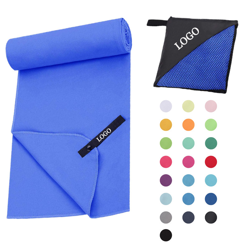 Custom Design Eco Friendly Turkish Quick Dry Beach Towel Recycled Microfiber Suede Towel