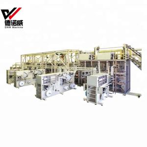Quality DNW-21 Different design baby diaper making machine wholesale