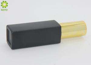 Quality 30ml Square Black Glass Cosmetic Containers For Whitening Emulsion / Foundation wholesale