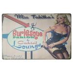 Metal Poster Revolution Dad's Garage Distressed Retro Vintage Tin Sign