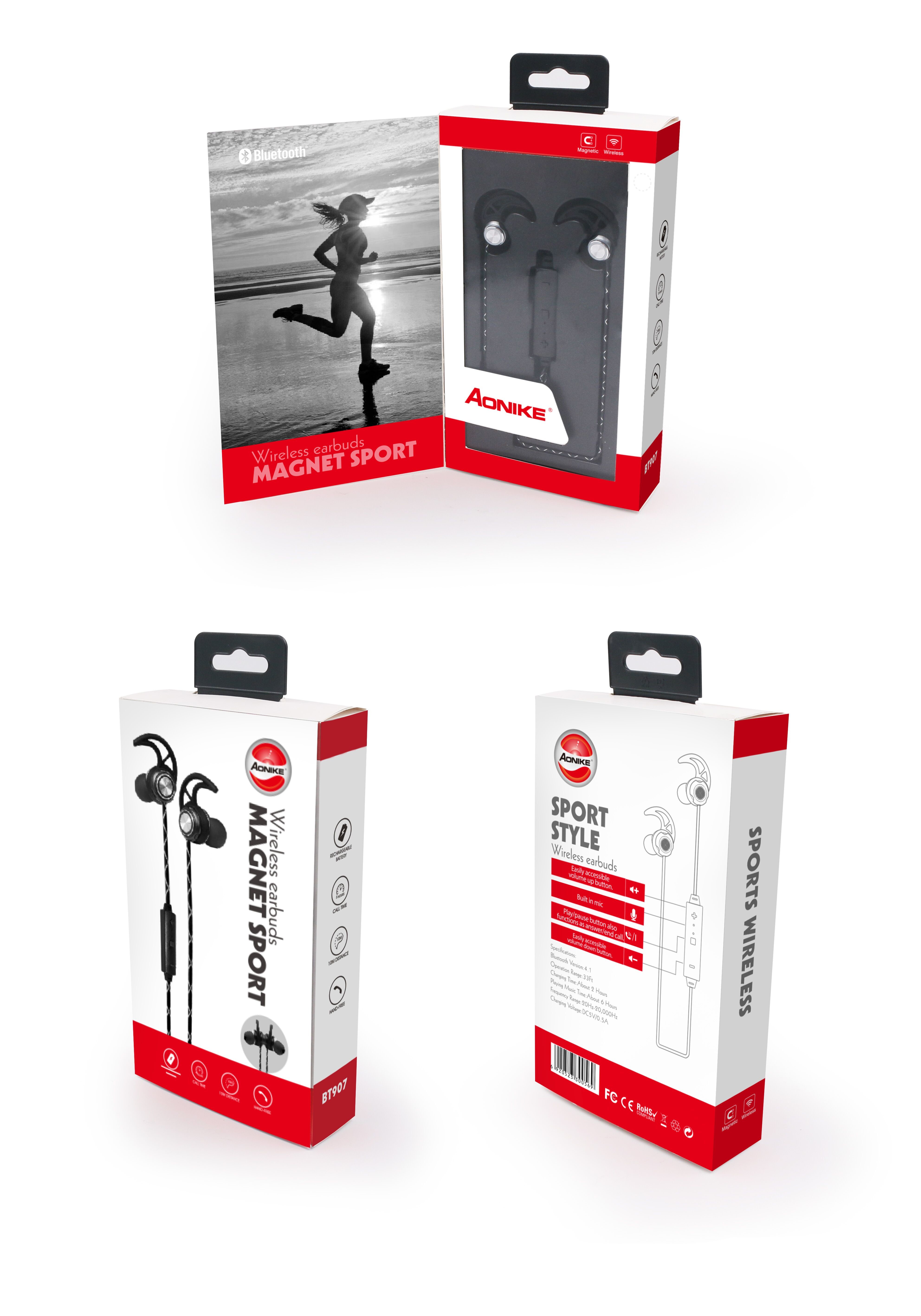 Sweaf Proof 92dB 60mAh Sport Wireless Bluetooth Earphone