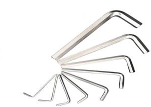 Quality 4mm 6mm 8mm Wrench 18-8 Stainless Steel L Type Flat Head Hex Allen Key Bolts DIN911 wholesale