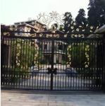 Heat Treated Wrought Courtyard Iron Gates For Garden School Home Courtyard
