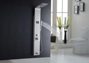 Quality 304 Stainless Steel ROVATE Thermostatic Shower Panel For Bathroom Washing wholesale