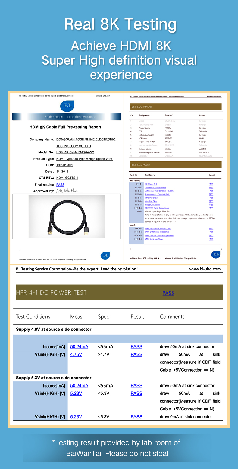 28Awg Copper Ultra HDMI Cable Hdmi 48Gbps Custom Logo