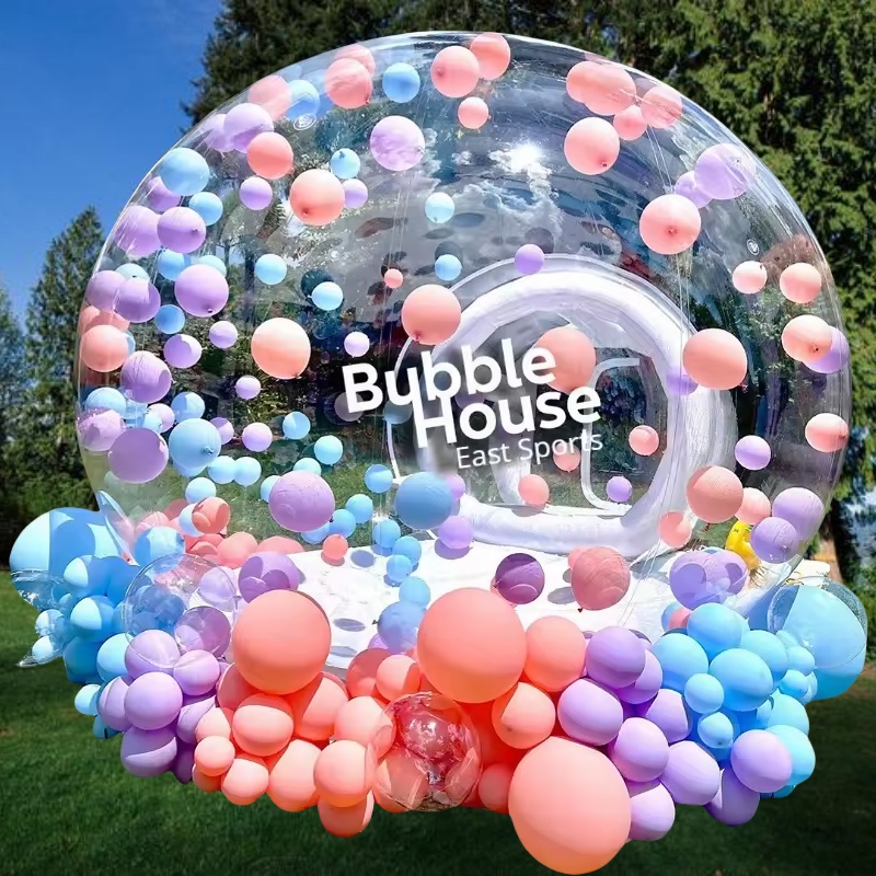 D Group PVC Inflatable Bubble Balloons House for Kids Party in Clear Crystal Igloo Dome