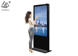 Quality 6ms 32 Inch Touch Screen Kiosk Floor Stand Digital Signage 3840*2160 wholesale