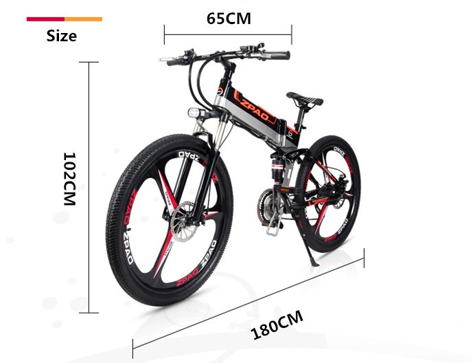LCD Display Integrated Wheel Electric Bike 48V 350W with Shimano 21 Speed Derailleur