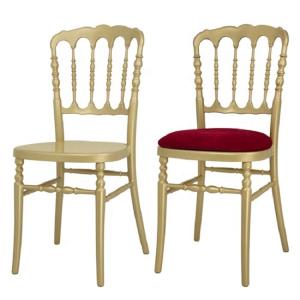 Quality Customized Gold Stackable Banquet Chairs Golden Reception Hall Chairs wholesale