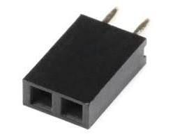 Quality Plastic Height 8.5mm Small Electrical Connectors 2.54mm Single Row Straight Female Header wholesale