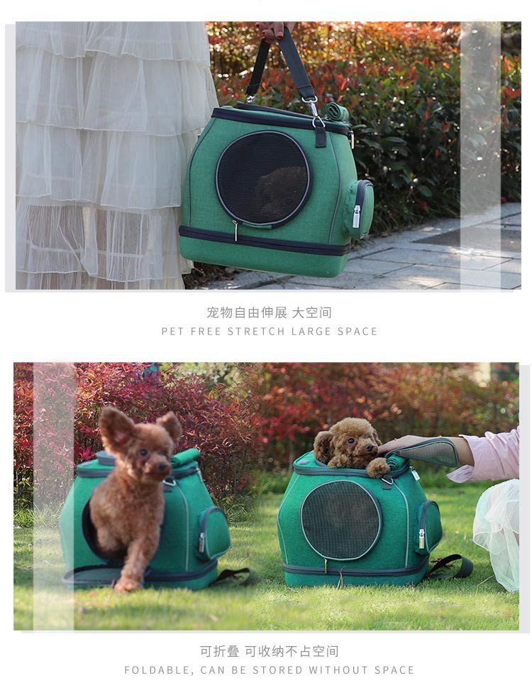 Strong Heavy Duty Dog Friendly Pet Carrier Travel Bag For Small Middle Size Pet Animals