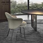 Euro Nordic Dining Chairs Scandinavian Style Dining Set Villa Living Room Steel
