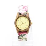 High Grade Custom Wooden Watches For Women With Cotton Cloth Band