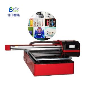 Quality 60cmx90cm Epson Xp600 TX800 Heads Uv Flatbed Printer Sign Gift Box Tile Wine Bottle Crystal Label Advertising Printing wholesale