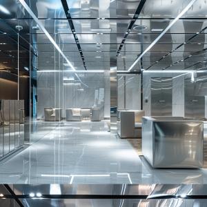 Quality Contemporary Stainless Steel Ceiling Tiles With Fire Resistance wholesale