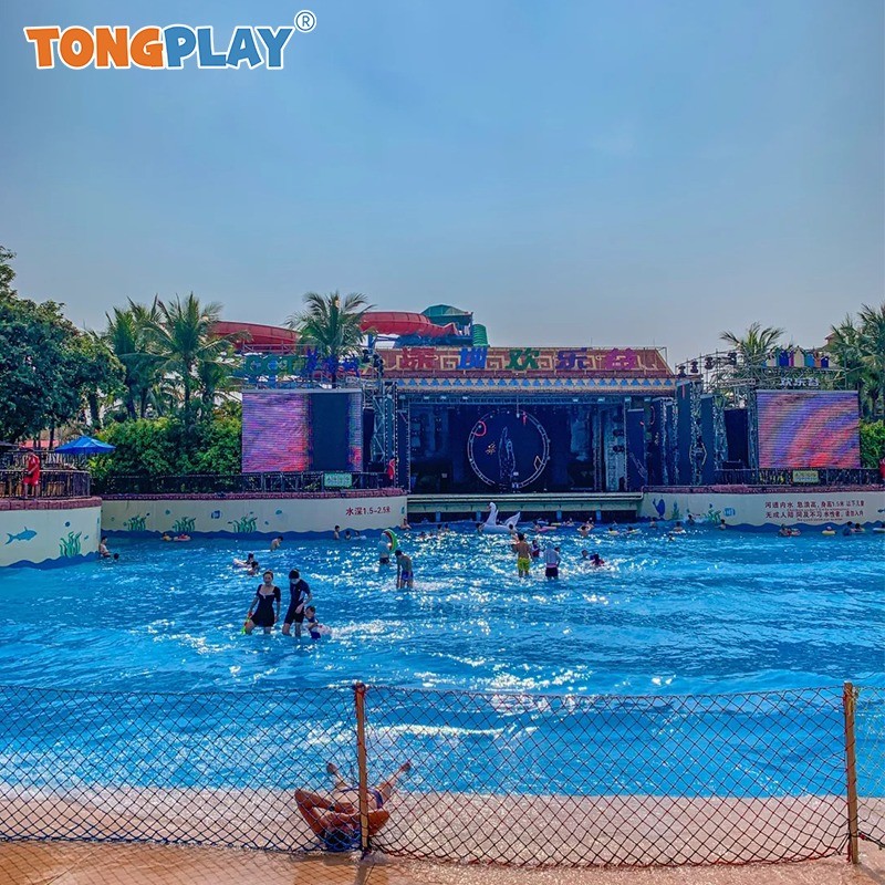 Fiberglass Tsunami Wave Pool Big Artificial Water Park Equipment