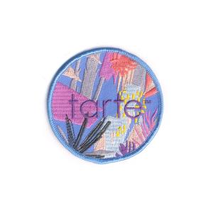Quality 100% Polyester Iron On Custom Logo Patches Merrowed DIY Hats wholesale
