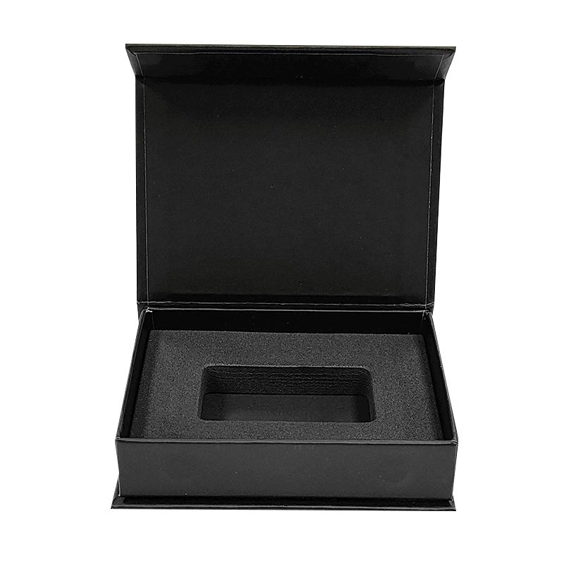 Book Shape Magnetic Paper Gift Box with Foam Insert Luxury Rigid Cardboard Photo Frame Album
