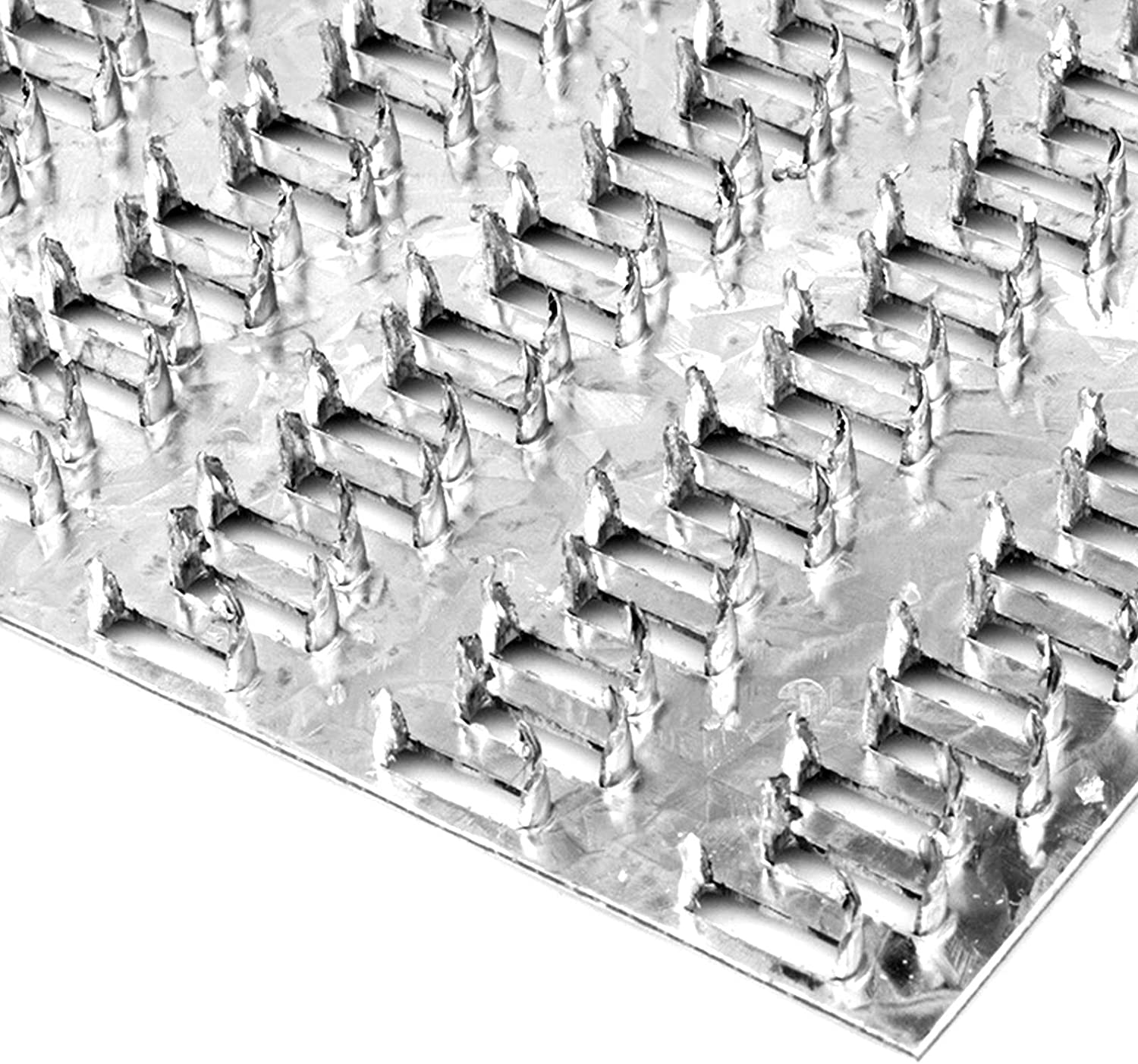 Roofing Wood Connector 1mm Thick Galvanized Steel Truss Plate with Nail Teeth 8mm