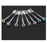 New creative promotion gift product stainless steel fork+sppon wedding gift