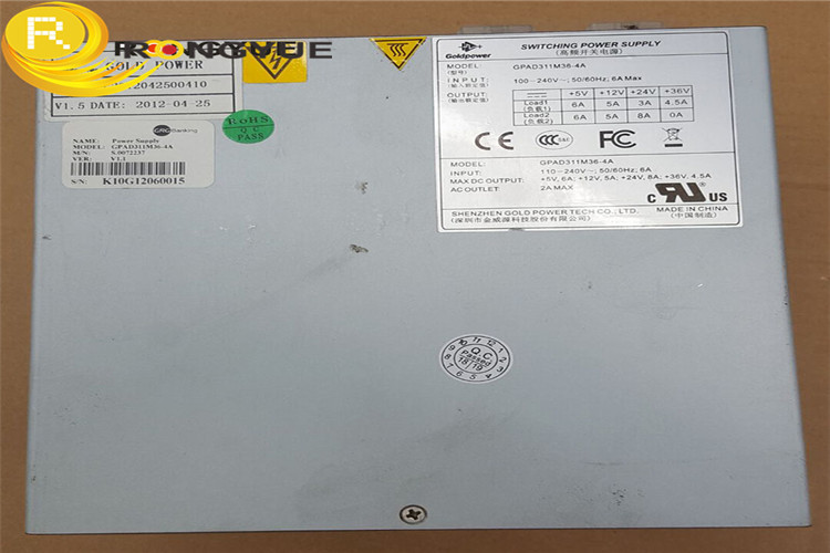 Cash Cassette GRG ATM Parts Operator Power GPAD311M36-4B For Bank Machine